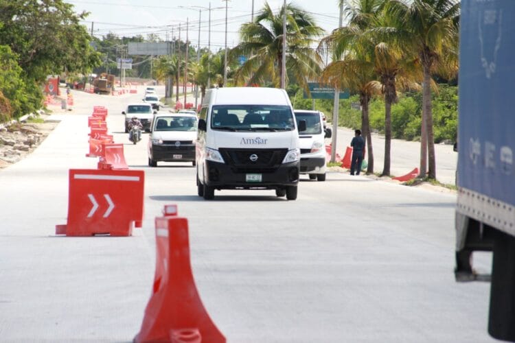 Abren circulación en primer tramo rehabilitado del Boulevard Colosio