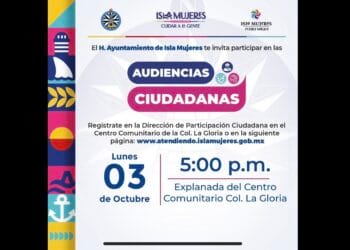 Encabezará Atenea Gómez la la segunda Audiencia Ciudadana en Isla Mujeres