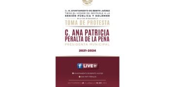 Invita gobierno de Benito Juárez a presenciar toma de protesta de Ana Patricia Peralta como Presidenta Municipal