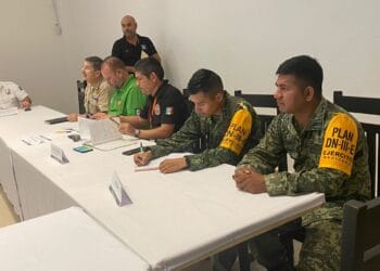 Sesiona en Puerto Morelos el Comité para la Temporada de Lluvias y Ciclones Tropicales 2022