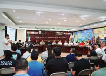 Instalan Comité Permanente de Protección Civil contra Fenómenos Hidrometeorológicos en Isla Mujeres