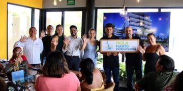 Presentan la plataforma Hola Puerto Morelos ante agencias de viajes nacionales