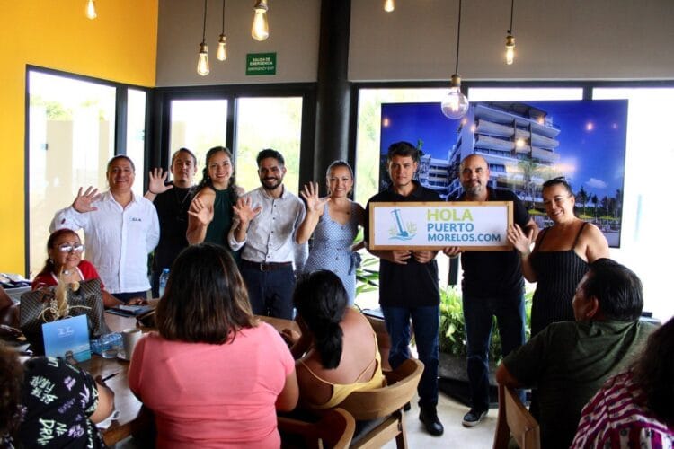 Presentan la plataforma Hola Puerto Morelos ante agencias de viajes nacionales