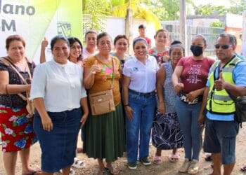 Más de un centenar de servidores públicos participa en jornada de limpieza en Leona Vicario