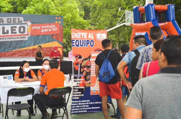Se realiza la Sexta Feria Municipal del Empleo “Contrátate” en Puerto Morelos