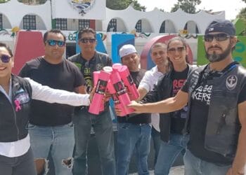 Motociclistas de Cancún se suman a la lucha contra el cáncer