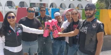 Motociclistas de Cancún se suman a la lucha contra el cáncer