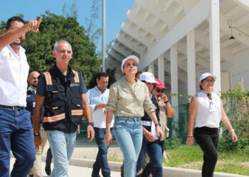 Da Ana Patricia Peralta continuidad a espacios deportivos en Cancún