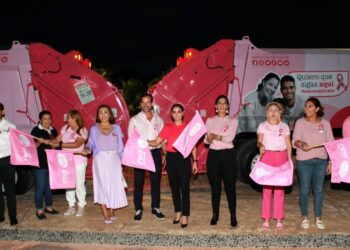 Cancún rosa con Red Ambiental