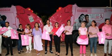 Cancún rosa con Red Ambiental