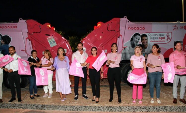 Cancún rosa con Red Ambiental