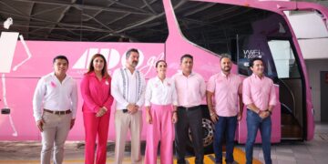 Autoridades de Benito Juárez dan banderazo a la Caravana Rosa 2022
