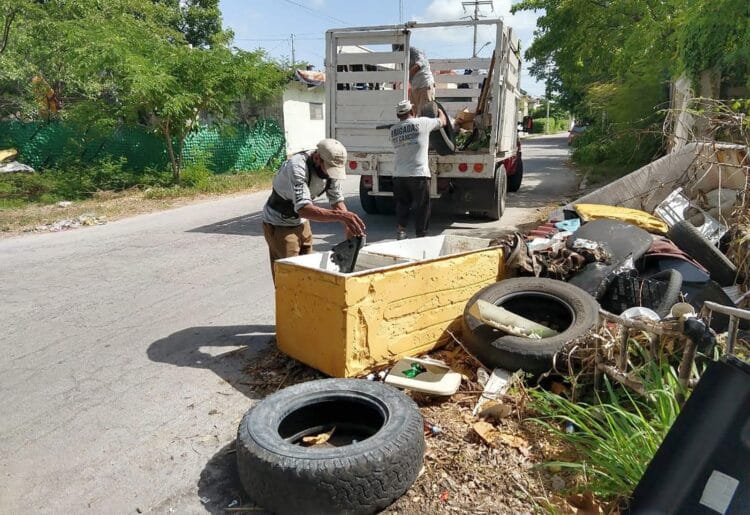 Dan a conocer fechas en octubre del programa de descacharrización en Benito Juárez
