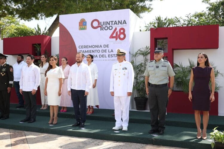 Felicita Ana Patricia Peralta a Quintana Roo por un nuevo comienzo en su 48 aniversario