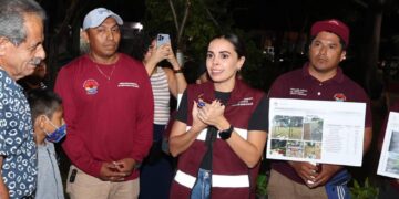 Rehabilitan brigadas en Cancún espacios públicos