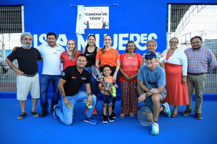 Apuesta Atenea Gómez por el deporte y activación física con la entrega de más y mejores espacios deportivos
