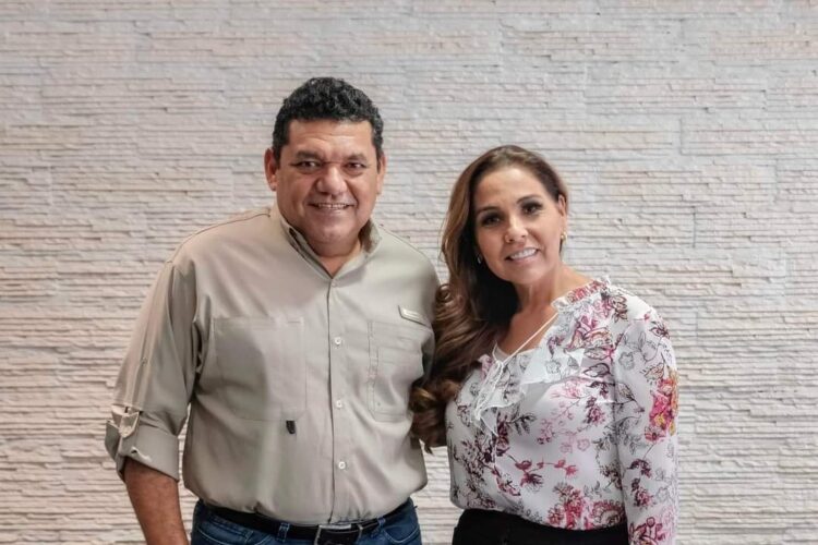 Mara Lezama y Javier May revisan avances y beneficios del Tren Maya