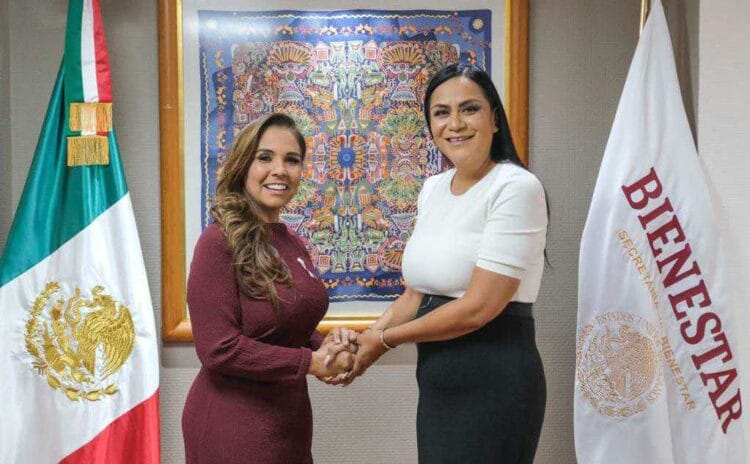 Gestiona Mara Lezama más apoyos de bienestar para Quintana Roo