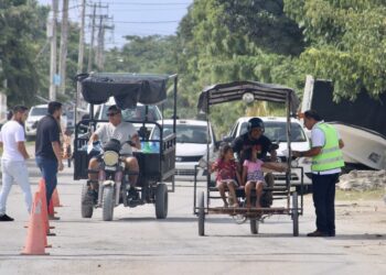 Promueven las autoridades de Puerto Morelos la seguridad vial