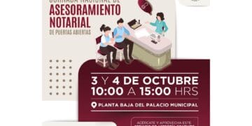Invita gobierno de Benito Juárez a Jornada de Asesoría Notarial Gratuita
