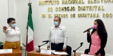 Rinde protesta Ana Aceves como vocal en la Junta Distrital 02 del INE Quintana Roo