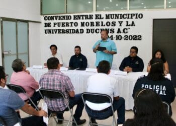 Firman convenio de colaboración gobierno de Puerto Morelos y la Universidad Ducens