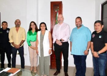 Blanca Merari estrecha lazos de colaboración con Gary Fisher, Cónsul General de Gran Bretaña en México