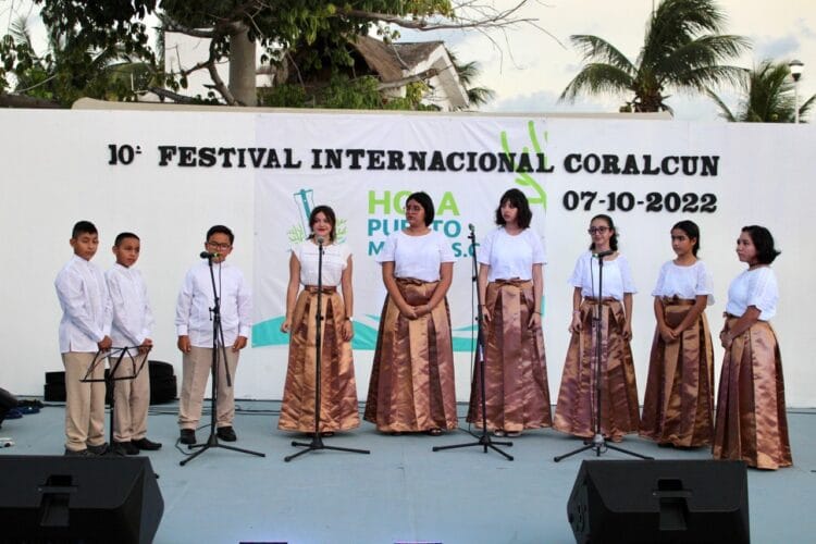 Se realiza con éxito en Puerto Morelos jornada del décimo Festival CoralCun
