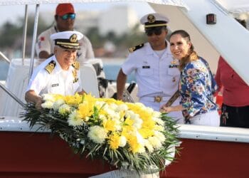 Encabeza Atenea Gómez la ceremonia con motivo del Día del Pescador en Isla Mujeres