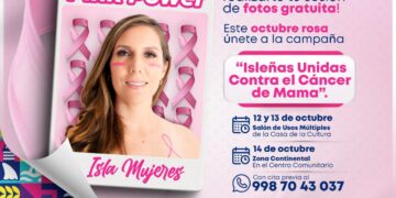 Invitan a las mujeres isleñas a sumarse al movimiento Pink Power Isla Mujeres
