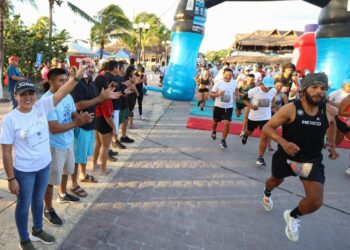 Puerto Morelos vive domingo deportivo y de sana convivencia con carrera atlética