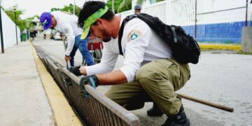 Sigue Atenea Gómez con trabajos preventivos para evitar encharcamientos e inundaciones tras lluvias registradas en las últimas horas
