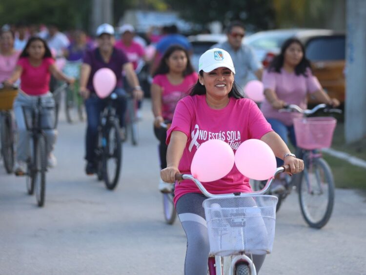 Encabeza Blanca Merari la segunda Rodada Rosa en Puerto Morelos