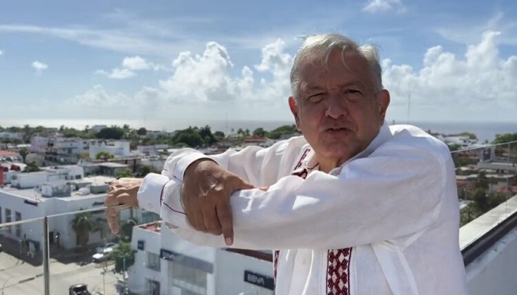 Si 10% de turistas de Cancún usa Tren Maya se reactiva economía, asegura AMLO