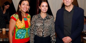 Estrecha lazos Ana Patricia Peralta con representantes de Parlamento Europeo
