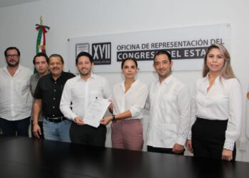Entrega Ana Patricia Peralta paquete fiscal 2023 de Benito Juárez al Congreso del Estado