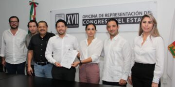 Entrega Ana Patricia Peralta paquete fiscal 2023 de Benito Juárez al Congreso del Estado