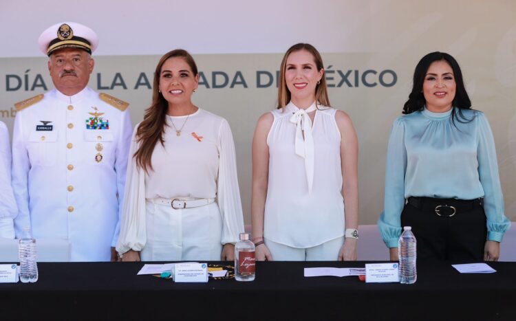 Reconoce Atenea Gómez honor y compromiso de las Fuerzas Armadas