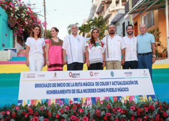 Llega al Pueblo Mágico de Isla Mujeres el programa federal Rutas Mágicas de Color