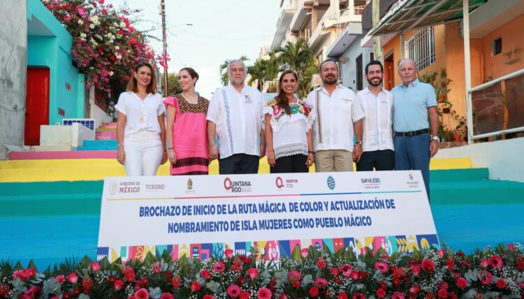Llega al Pueblo Mágico de Isla Mujeres el programa federal Rutas Mágicas de Color