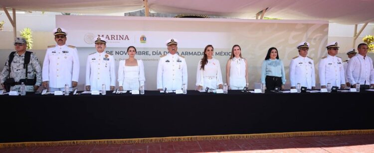 Destaca Ana Patricia Peralta labor de Armada de México