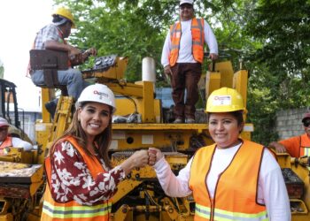 Da banderazo Mara Lezama para obras de rehabilitación de calles en Chetumal