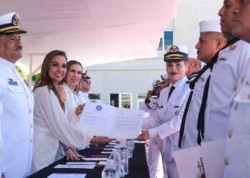 La Armada de México, pilar para trabajar en la construcción de la paz: Mara Lezama