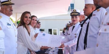 La Armada de México, pilar para trabajar en la construcción de la paz: Mara Lezama