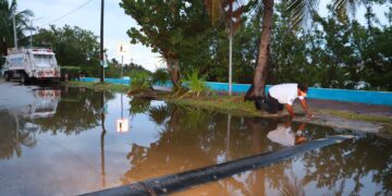 Se llevan a cabo acciones preventivas en Isla Mujeres a consecuencia de recientes lluvias