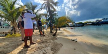 Se realizó con éxito el simulacro de derrame de hidrocarburo en la carbonera de Isla Mujeres