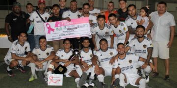 Exitoso torneo relámpago de futbol 7 en Puerto Morelos a beneficio de mujeres con cáncer