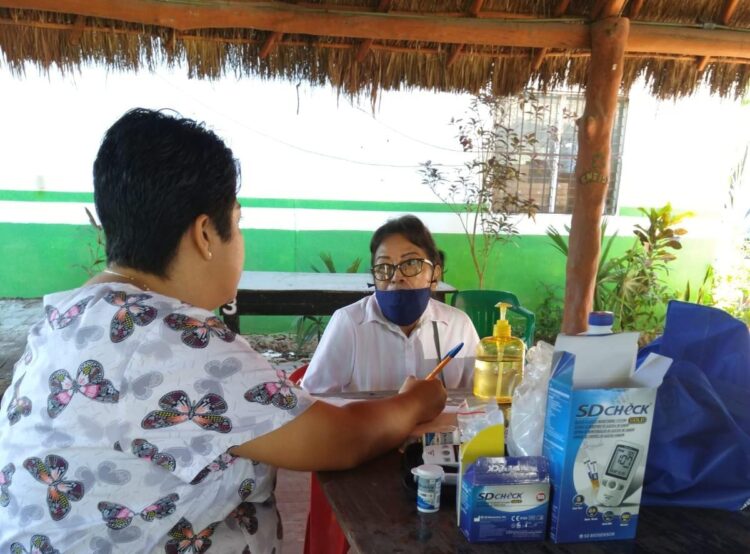 Realiza Puerto Morelos Jornada de Toma de Glucosa en el marco del Día Mundial de la Diabetes