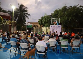 Instalan Comité Vecinal en la colonia “Electricistas” en zona insular de Isla Mujeres