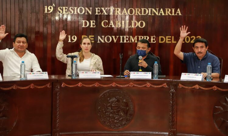 Respalda Cabildo de Isla Mujeres iniciativa presentada por Mara Lezama para eficientar manejo de recursos públicos